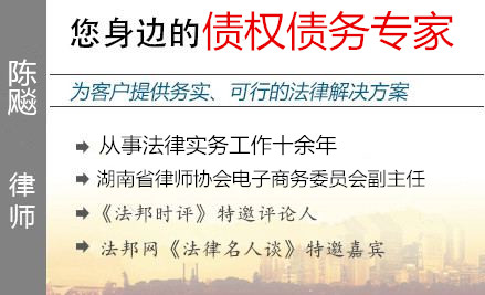 陳飚,長沙債權(quán)債務(wù)律師